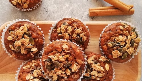 GRÆSKAR MUFFINS MED PUMPKIN SPICE
