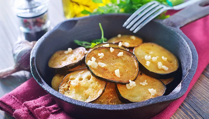 KIKÆRTER MED AUBERGINE