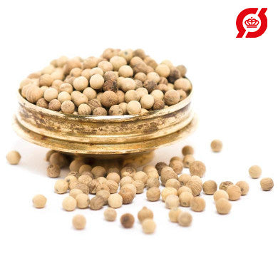 Pepper, white, whole